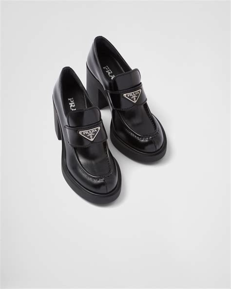 prada high heel loafers|Prada loafers girls.